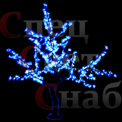 Светодиодное дерево "Сакура". Синяя 3 м.